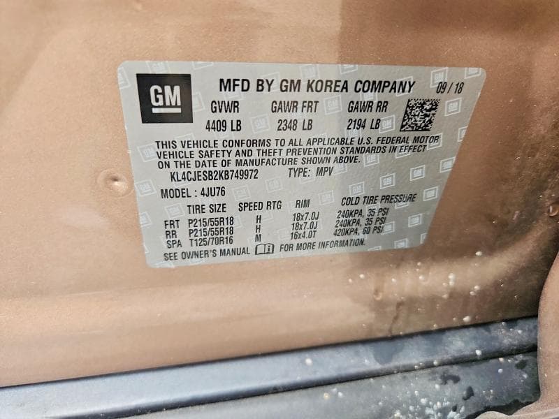 2019 BUICK ENCORE PREFERRED 13