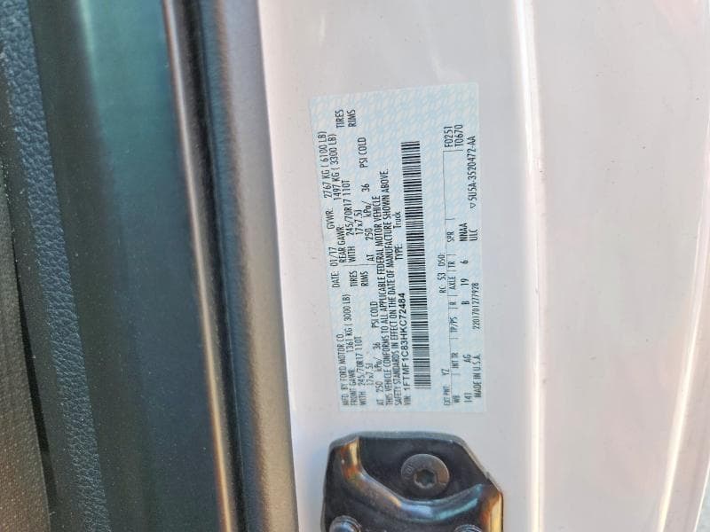 2017 FORD F150 12