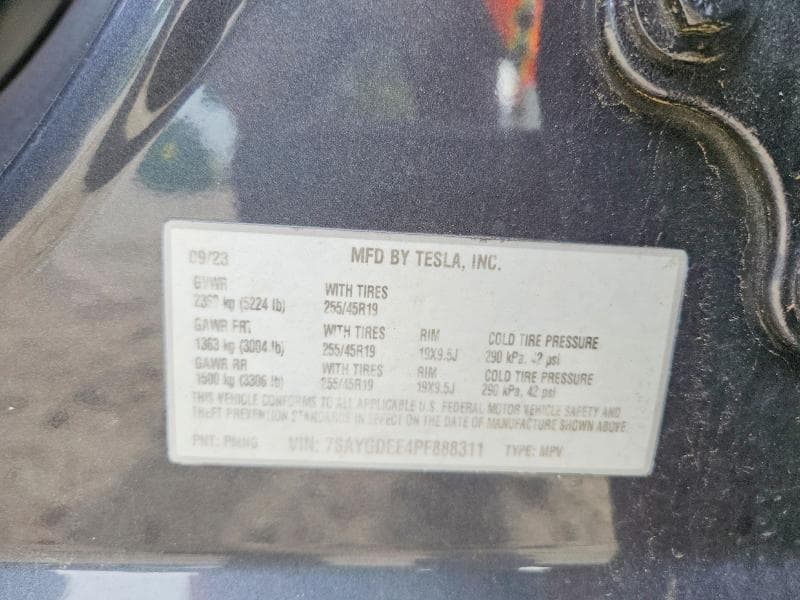 2023 TESLA MODEL Y 12