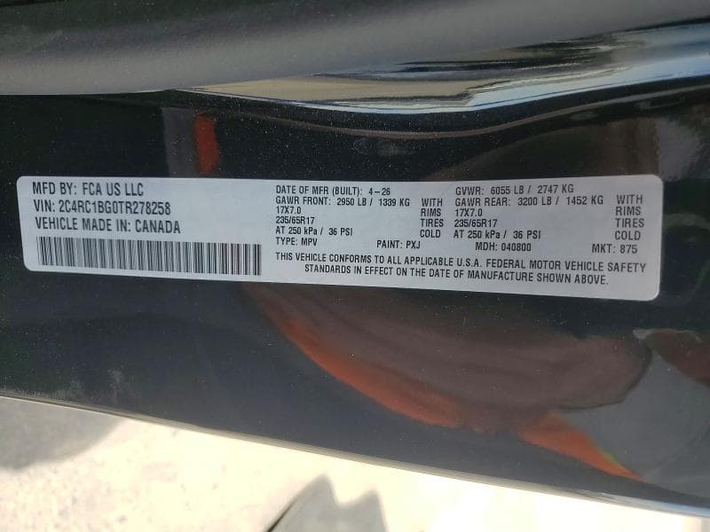 2026 CHRYSLER PACIFICA SELECT 14