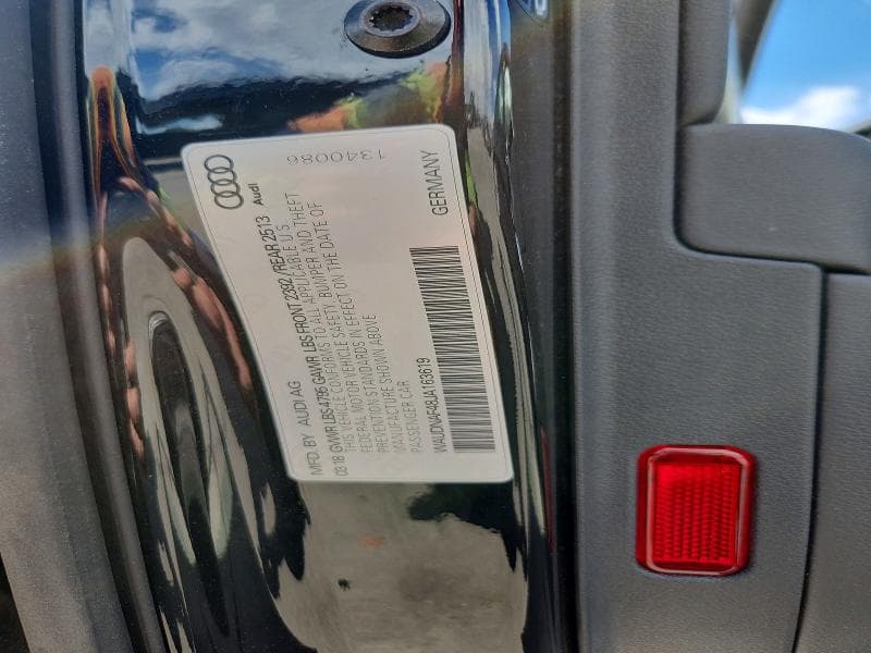 2018 AUDI A4 PREMIUM 12