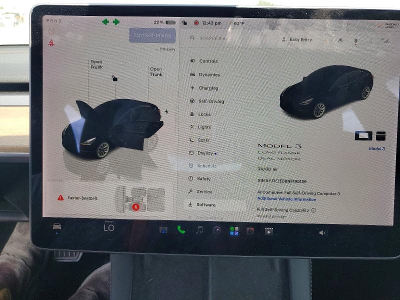 2022 TESLA MODEL 3 9