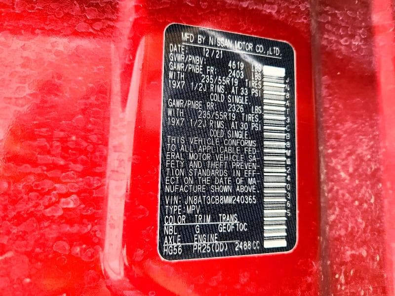 2021 NISSAN ROGUE SL 13