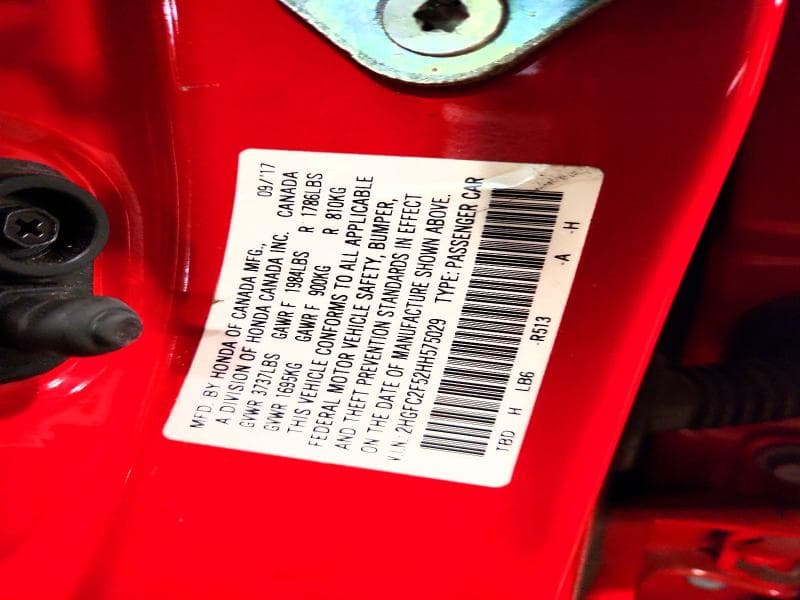 2017 HONDA CIVIC LX 12