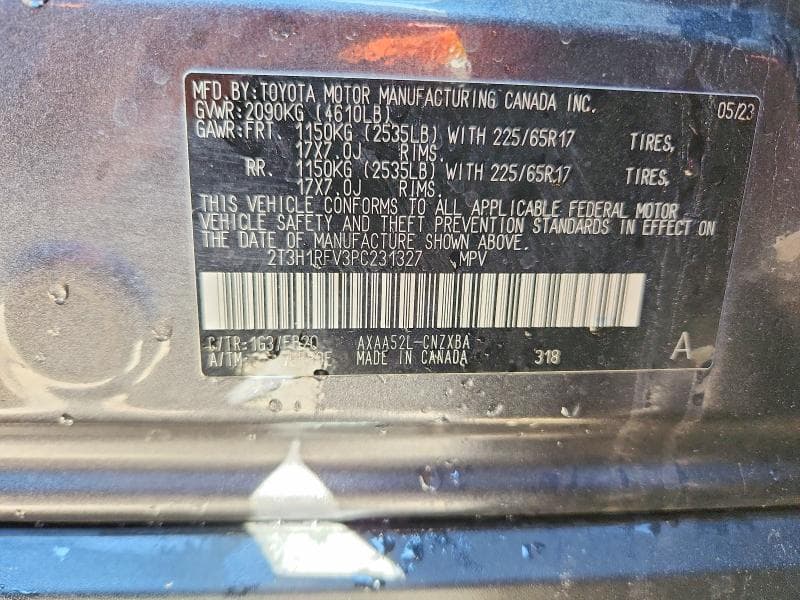 2023 TOYOTA RAV4 LE 12