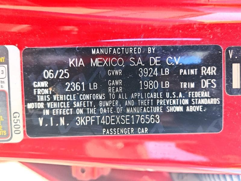 2025 KIA K4 LXS 13