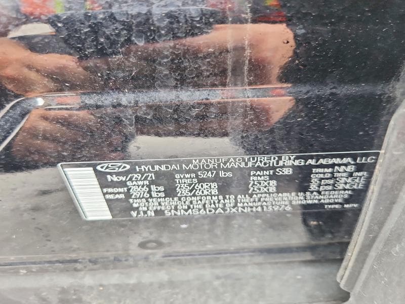 2022 HYUNDAI SANTA FE SEL 13