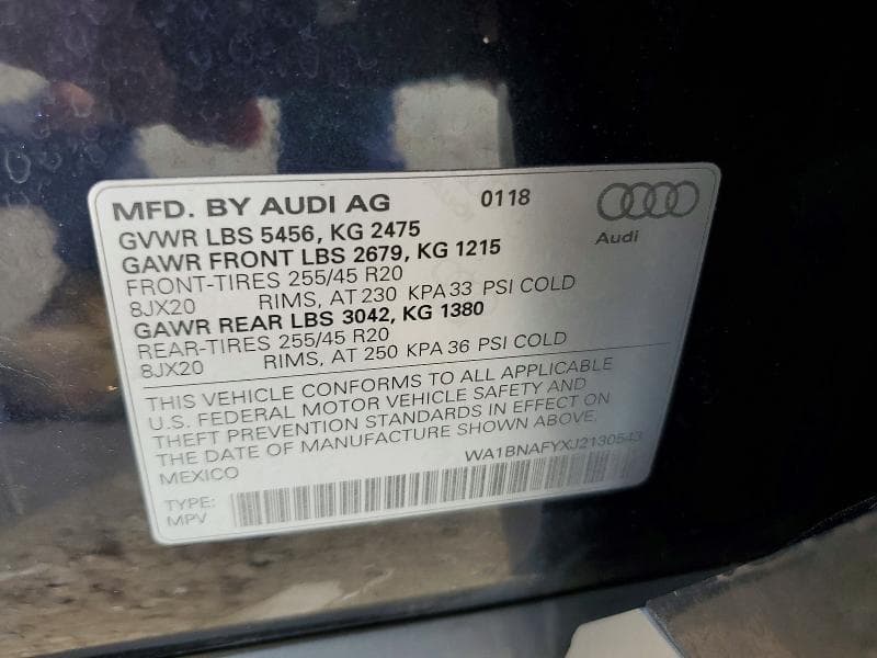 2018 AUDI Q5 PREMIUM PLUS 13