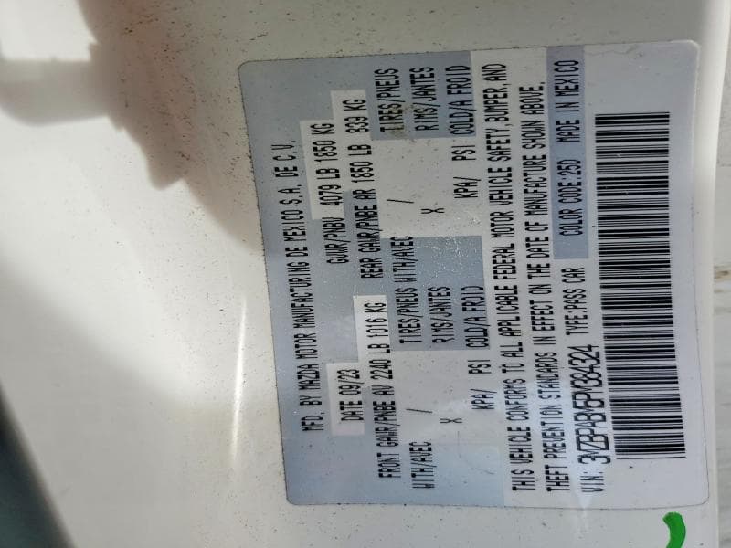 2023 MAZDA 3 SELECT 12