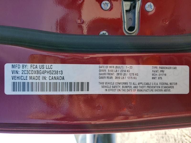 2023 DODGE CHARGER SXT 13