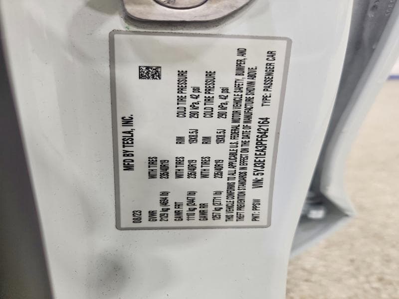 2023 TESLA MODEL 3 12