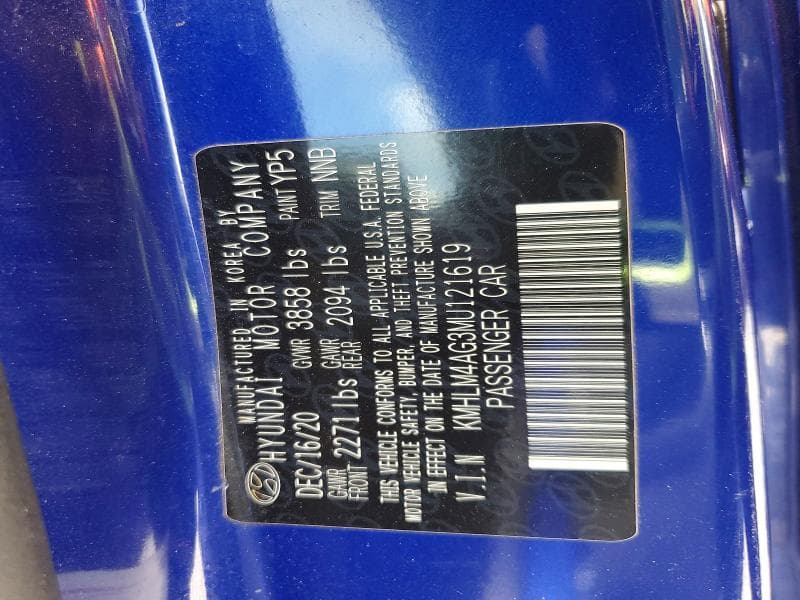 2021 HYUNDAI ELANTRA SEL 12