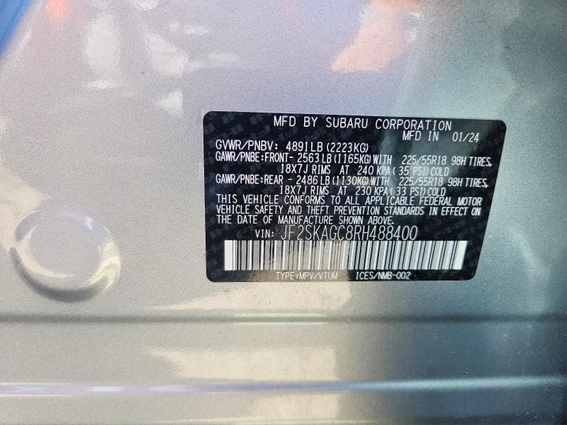 2024 SUBARU FORESTER SPORT 13