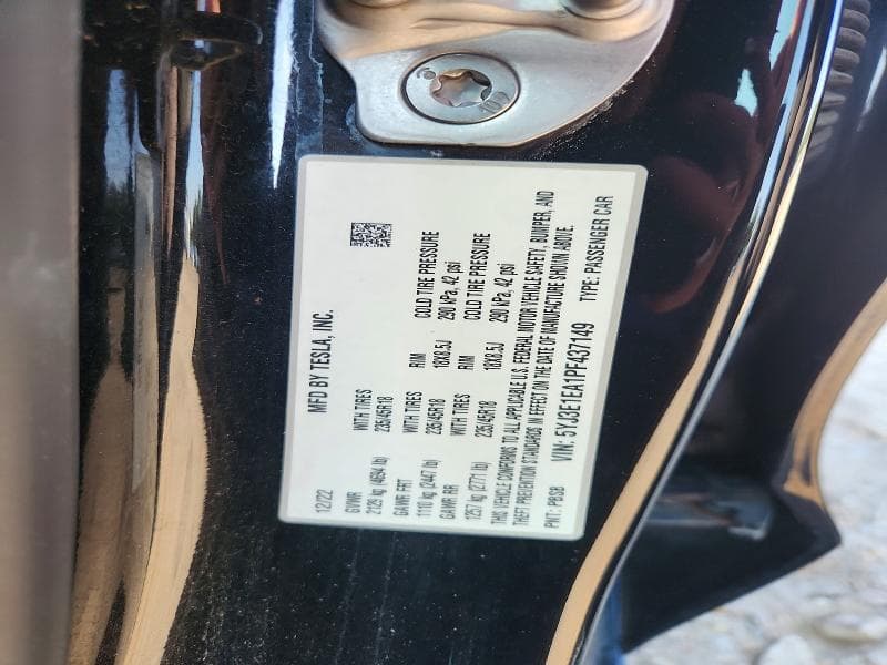 2023 TESLA MODEL 3 12