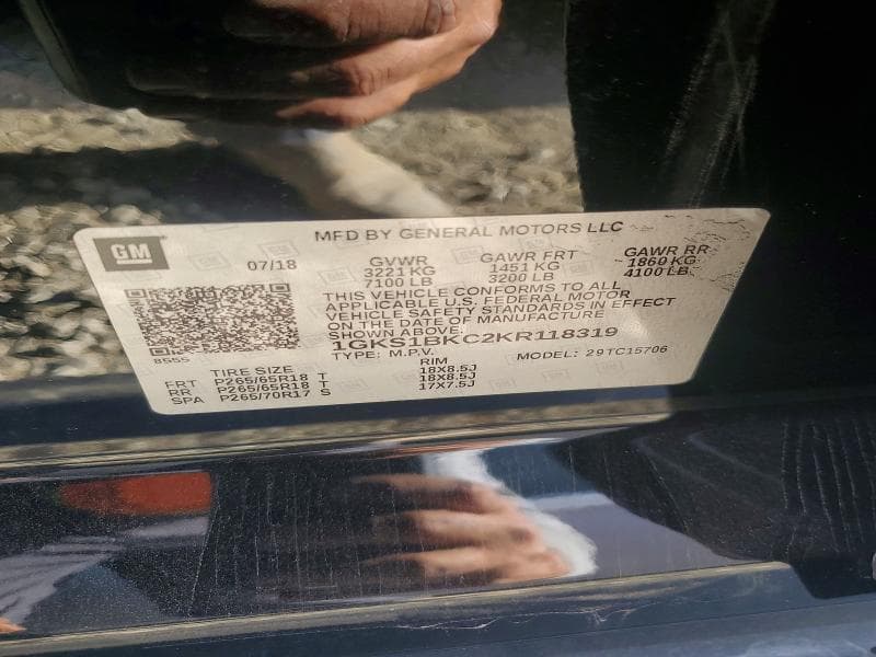 2019 GMC YUKON SLT 13