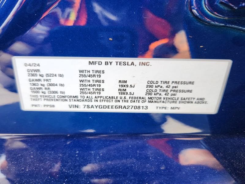 2024 TESLA MODEL Y 12