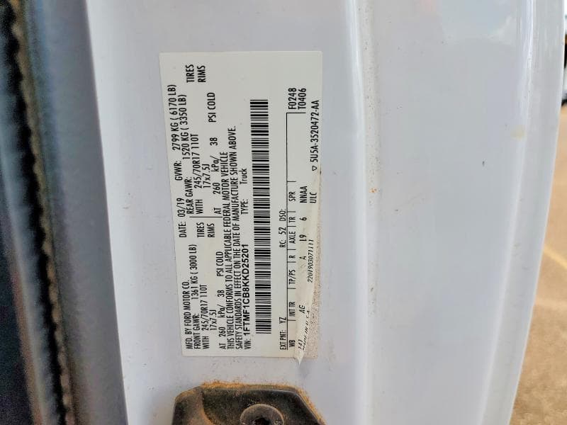 2019 FORD F150 12