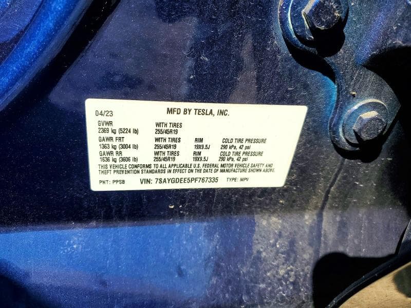 2023 TESLA MODEL Y 13