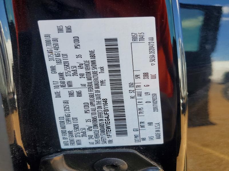2018 FORD F150 13