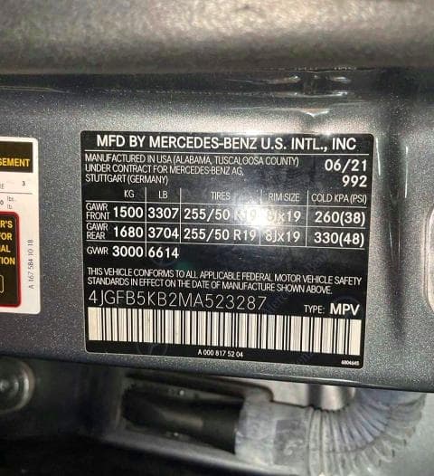 2021 MERCEDES-BENZ GLE 450 4MATIC 10