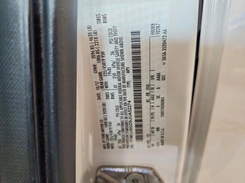 2018 FORD ESCAPE SE 13