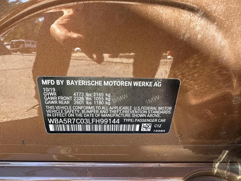 2020 BMW 330XI 10