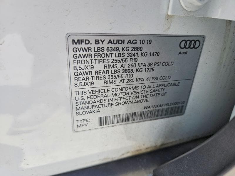 2020 AUDI Q7 PREMIUM 13
