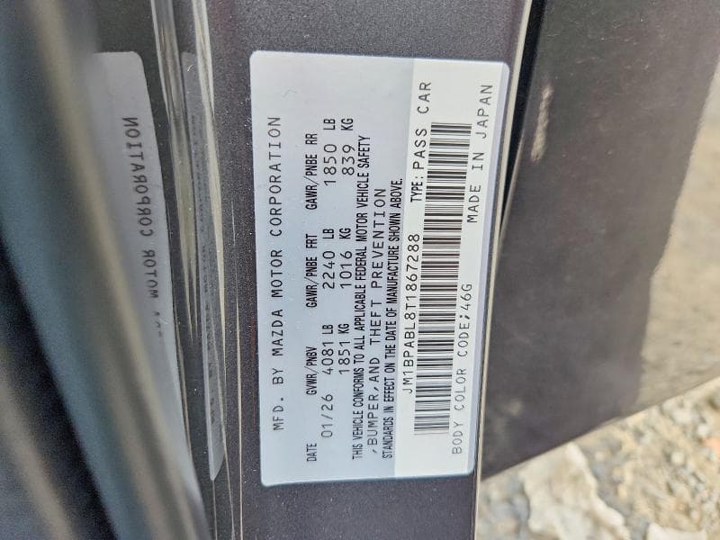 2026 MAZDA 3 SELECT SPORT 12