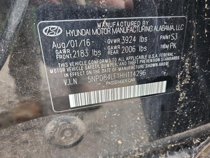 2017 HYUNDAI ELANTRA SE 12