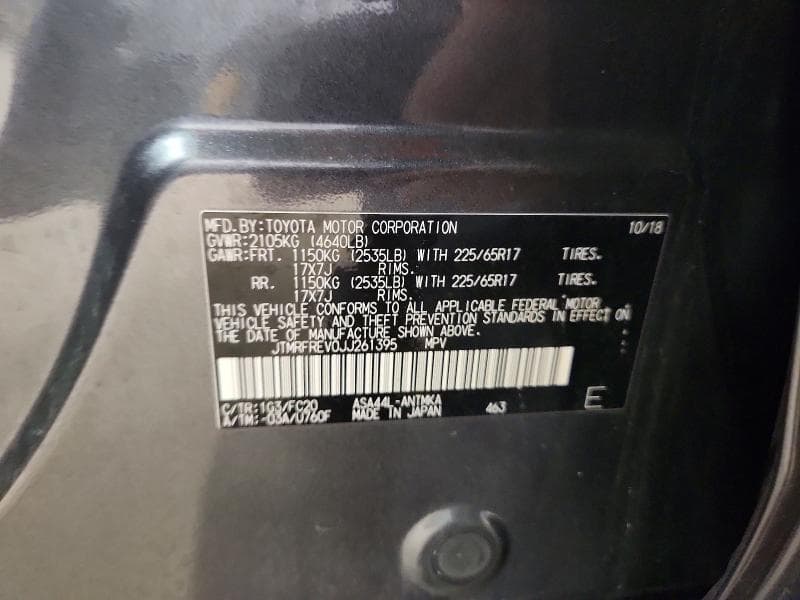 2018 TOYOTA RAV4 XLE 13