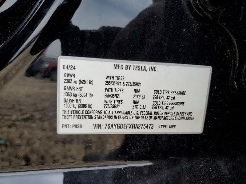 2024 TESLA MODEL Y 12