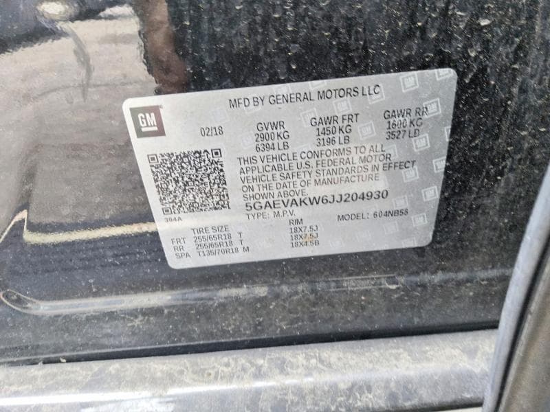 2018 BUICK ENCLAVE ESSENCE 13