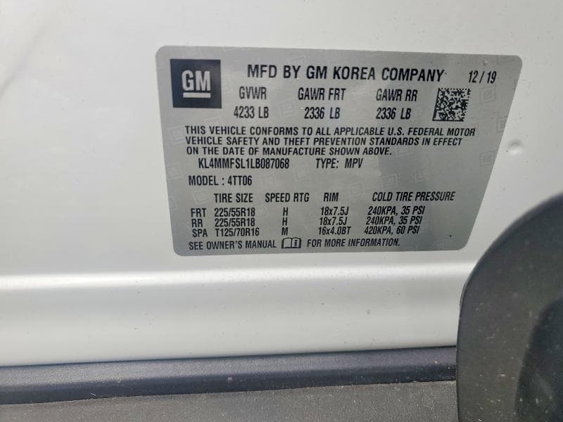 2020 BUICK ENCORE GX ESSENCE 12