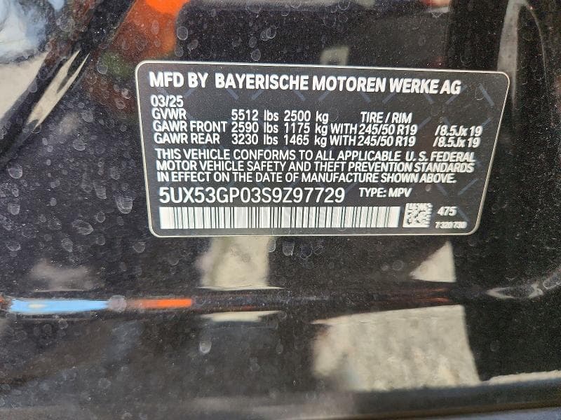 2025 BMW X3 30 XDRIVE 13