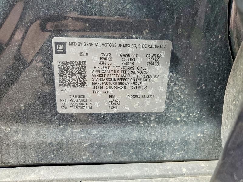 2019 CHEVROLET TRAX LS 13