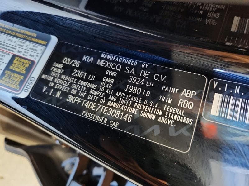 2026 KIA K4 LXS 12