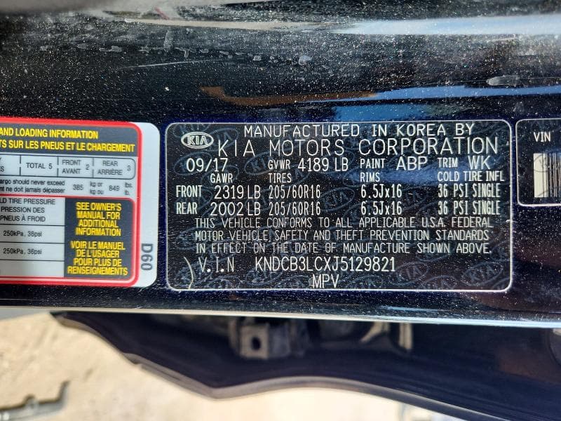 2018 KIA NIRO LX 13