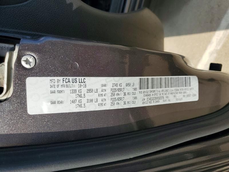 2019 DODGE GRAND CARAVAN GT 13