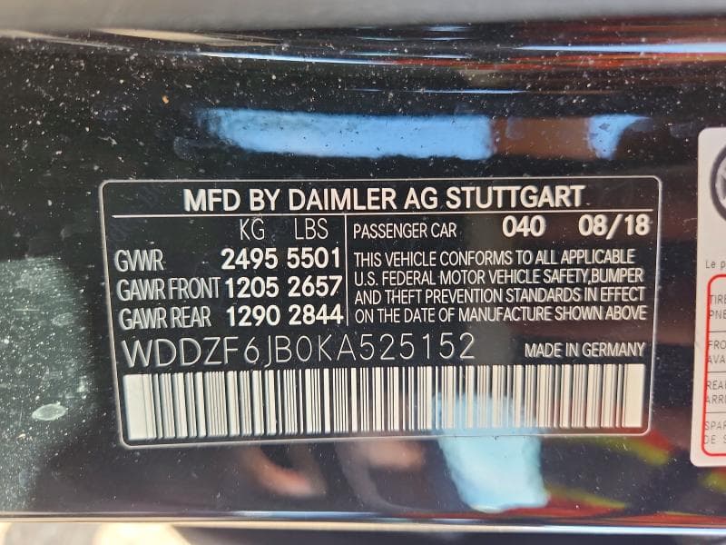 2019 MERCEDES-BENZ E 450 4MATIC 12
