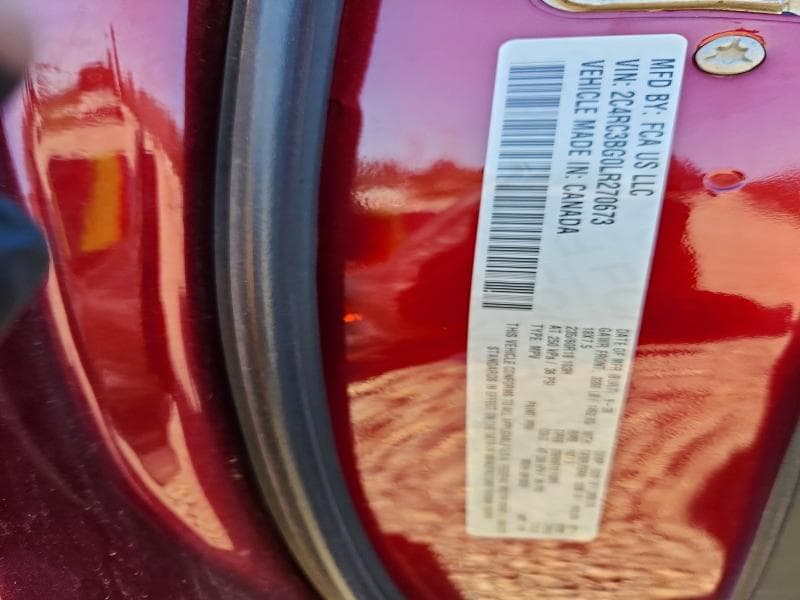 2020 CHRYSLER PACIFICA TOURING L 13