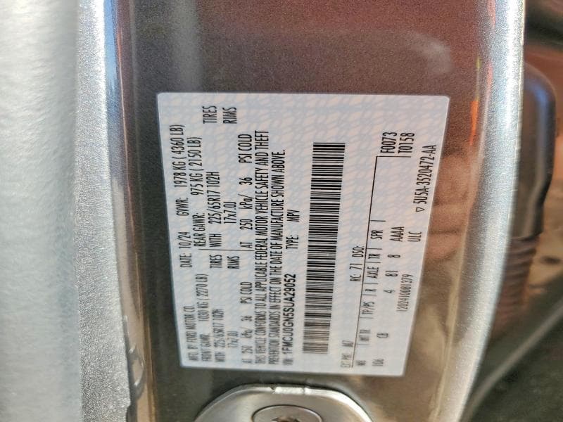 2025 FORD ESCAPE ACTIVE 12
