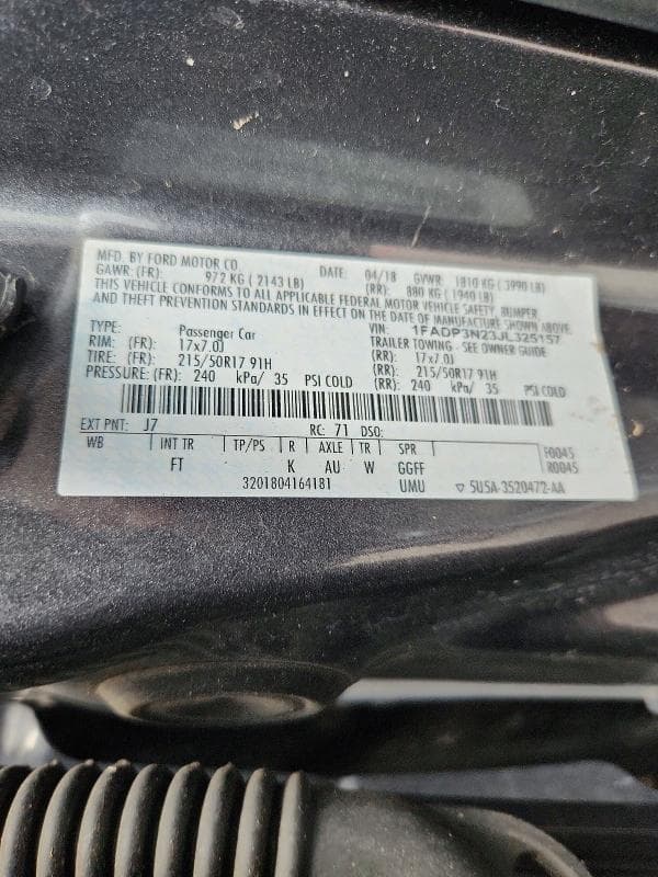 2018 FORD FOCUS TITANIUM 12