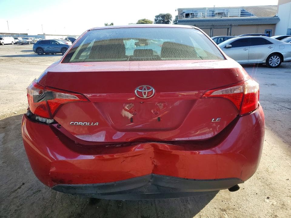 2018 TOYOTA COROLLA LE 6