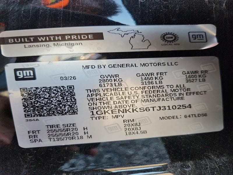 2026 GMC ACADIA ELEVATION 13