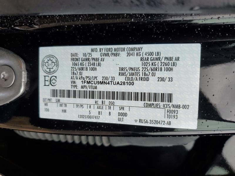 2026 FORD ESCAPE ST LINE 13
