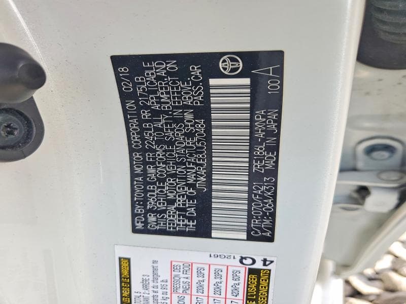 2018 TOYOTA COROLLA IM BASE 12
