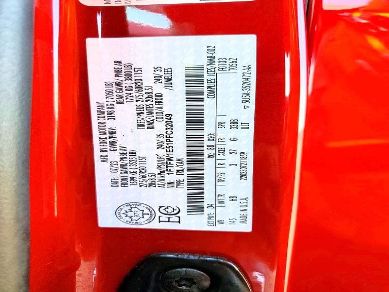 2023 FORD F150 SUPERCREW 12