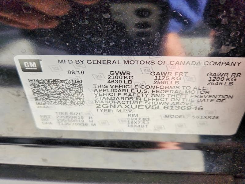 2020 CHEVROLET EQUINOX LT 12