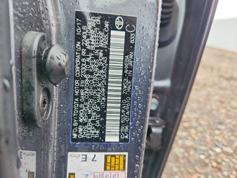 2017 TOYOTA PRIUS PRIME PLUS 13