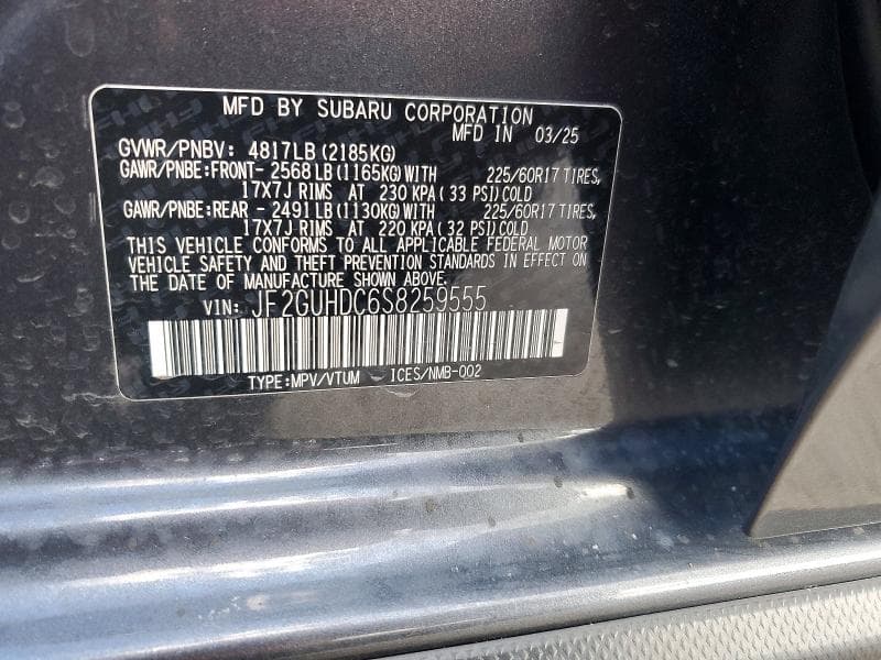 2025 SUBARU CROSSTREK PREMIUM 14